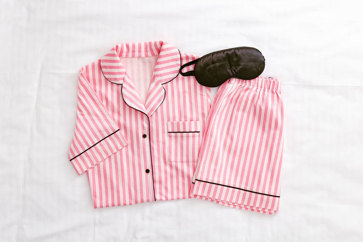 Pijama set rosa — loungewear y ropa de descanso